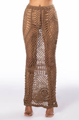 SAND DUNES LONG SLEEVE TOP AND MAXI SKIRT SET
