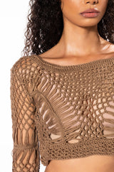 SAND DUNES LONG SLEEVE TOP AND MAXI SKIRT SET