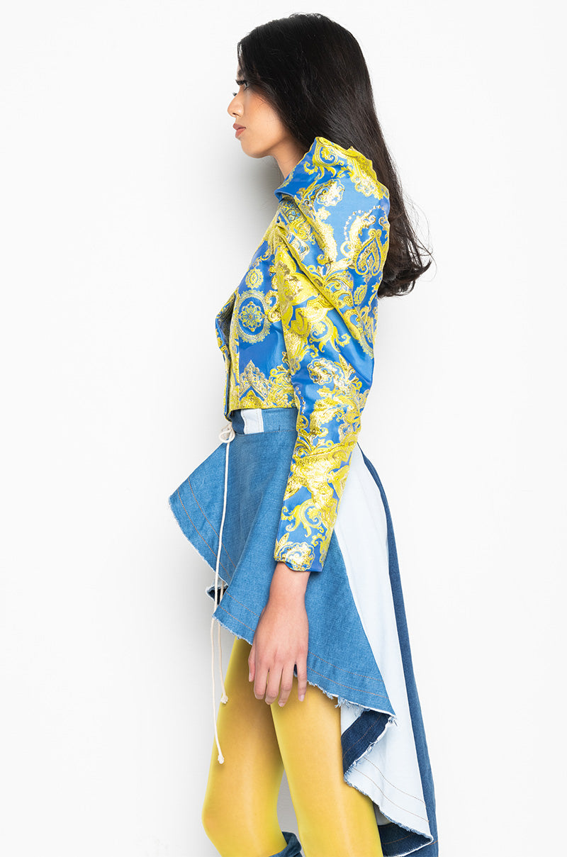 SAPPHIRE FASHION LONG SLEEVE BLOUSE