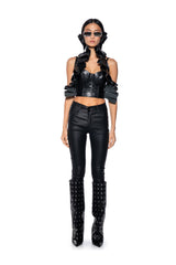 SEARCH AND RESCUE HOODED CORSET TOP