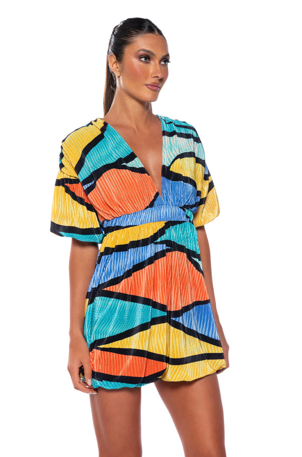 SEARCHING FOR SOMETHING TEXTURED MINI DRESS
