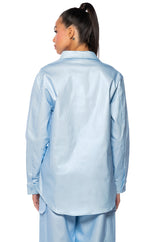 SEASIDE LOVERS BUTTON DOWN BLOUSE