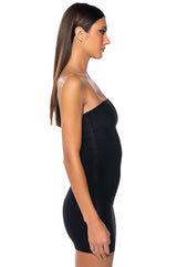 SECOND SKIN STRAPLESS MINI DRESS