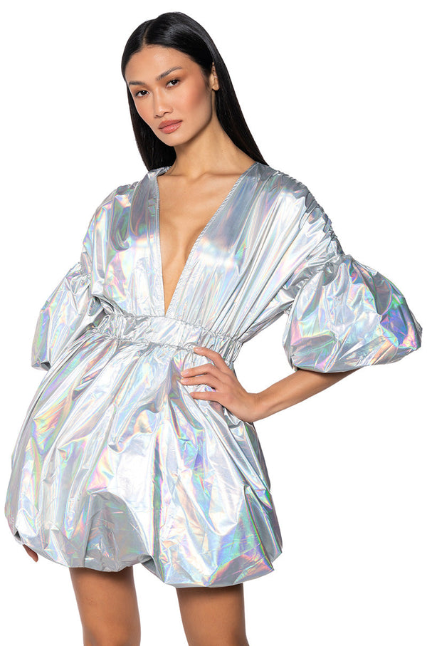 SEEING STARS METALLIC MINI DRESS