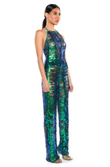 SENORITA EMBELLISHED HALTER TOP