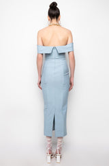 SERIOUS VIBES MAXI FITTED DRESS