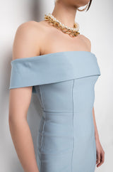 SERIOUS VIBES MAXI FITTED DRESS