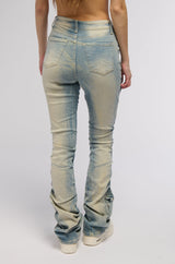 SEVILLE HIGH RISE STACKED JEANS