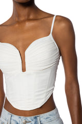 SEXY SWEET MESH CORSET TANK