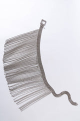 SHAKE A TAIL FEATHER RHINESTONE FRINGE SKIRT BELT