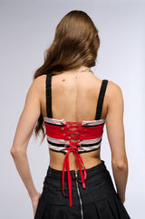 SHE DONT PLAY CORSET TOP