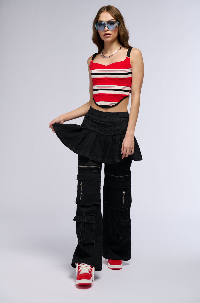 SHE DONT PLAY CORSET TOP