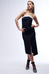 SHE MEANS BUSINESS MIDI DRESS