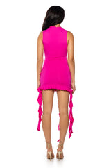 SHES ALL THAT RUFFLE MINI DRESS