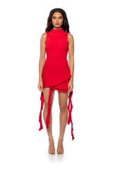 SHES ALL THAT RUFFLE MINI DRESS