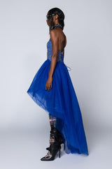 SHE'S ROYALTY HIGH AND LOW TULLE DRESS