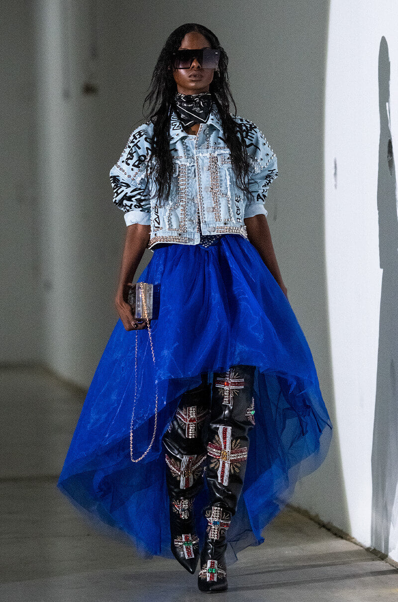 SHE'S ROYALTY HIGH AND LOW TULLE DRESS