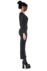 GOOD AS GOLD DOUBLE LAYER MAXI DRESS