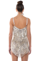SHOW UP FRINGE MINI DRESS