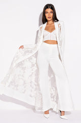 SHOWOUT LONG SLEEVE LACE MAXI DRESS