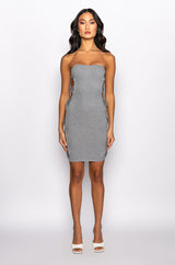 SIDE DETAIL SWEATER TUBE DRESS