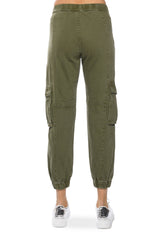 SIENNA STRETCH WAIST CARGO JOGGER