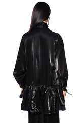 SIGNIFICANTLY ME RUFFLE HEM BLOUSE