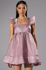 OLIVIA FLOUNCE MINI DRESS
