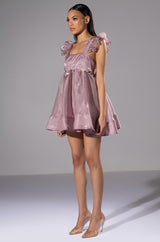 OLIVIA FLOUNCE MINI DRESS