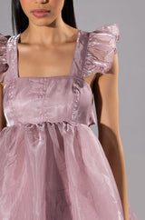 OLIVIA FLOUNCE MINI DRESS
