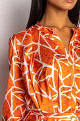 SKYART X AKIRA BUTTON UP MINI DRESS