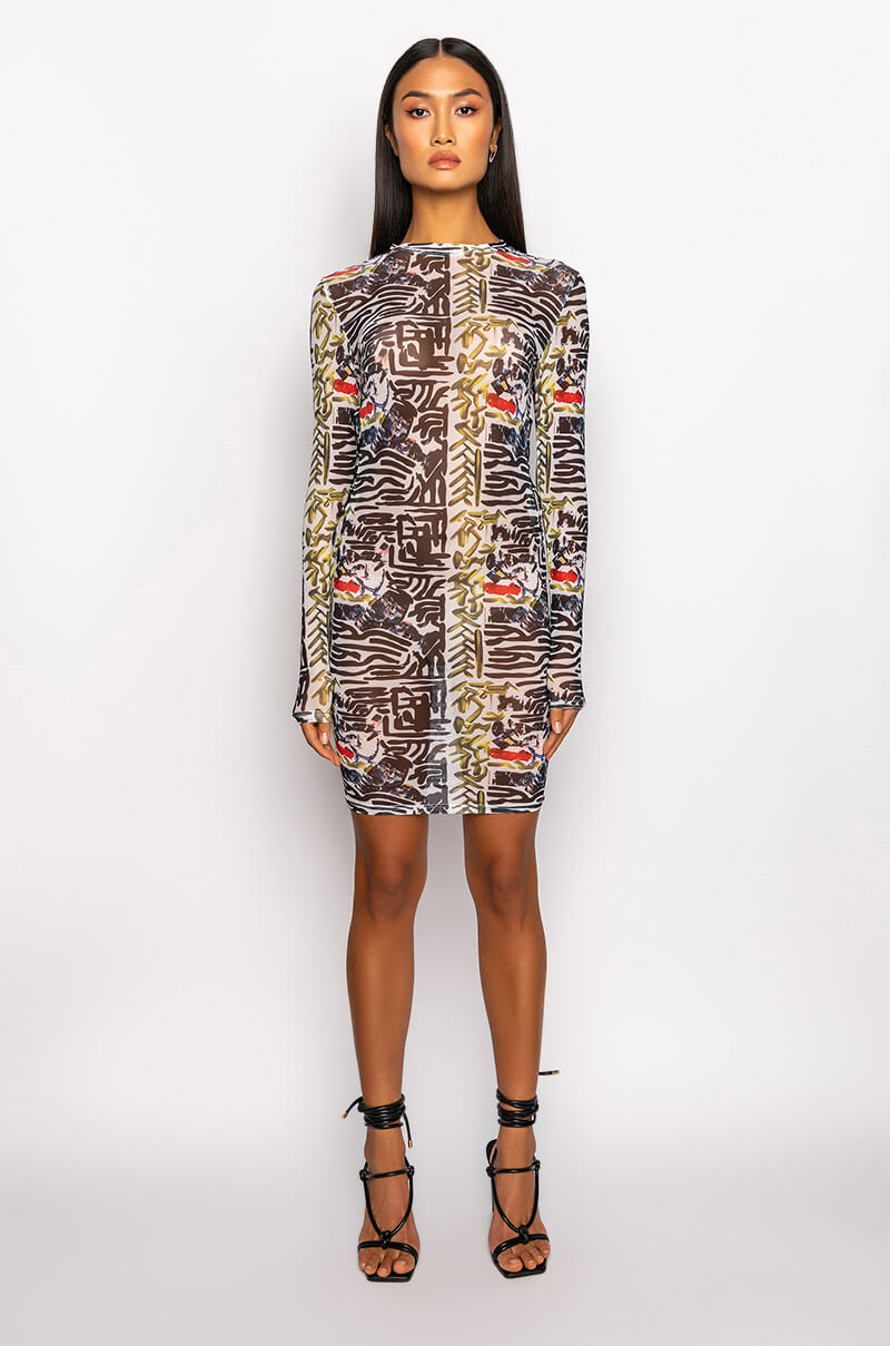 SKYART X AKIRA MINI MESH DRESS