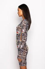 SKYART X AKIRA MINI MESH DRESS