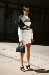 SLAY DAY MINI DRESS WITH CORSET TOP