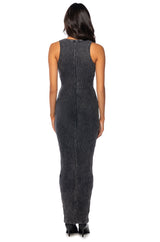 SLAY THE DAY MINERAL WASH MAXI DRESS