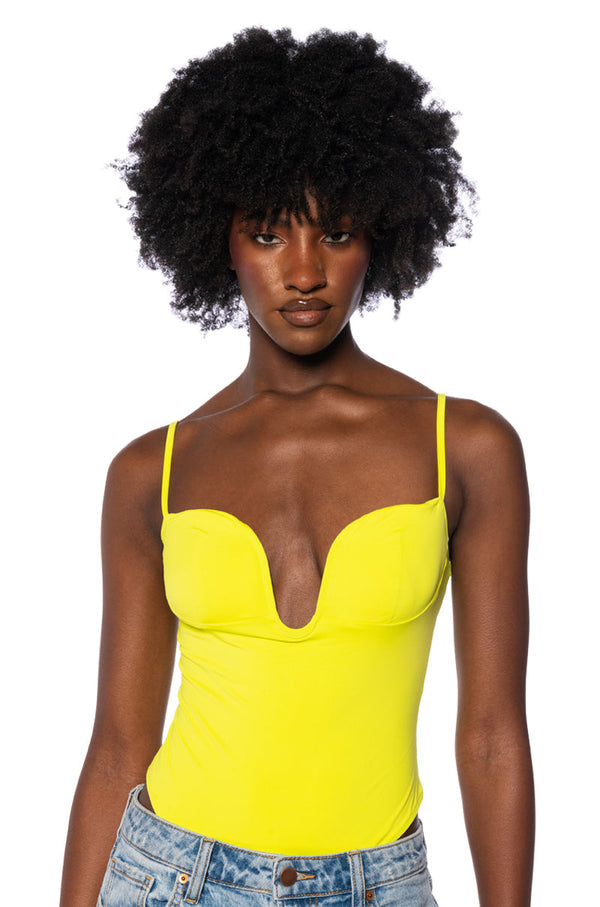 SLEEVELESS SWEETHEART BODYSUIT