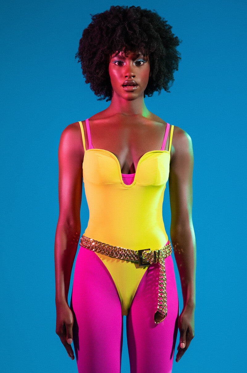 SLEEVELESS SWEETHEART BODYSUIT