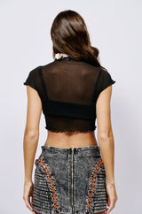 SMOKIN HOT MESH TEE