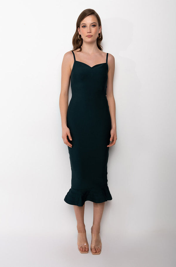 SMOOTH MOVES BANDAGE MIDI DRESS