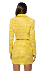 SO CHER TWEED MINI SKIRT SET