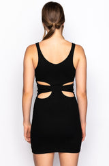 SO FIRE BODYCON CUT OUT MIDI DRESS