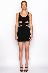 SO FIRE BODYCON CUT OUT MIDI DRESS