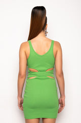 SO FIRE BODYCON CUT OUT MIDI DRESS