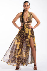 SO GOOD HALTER TOP MAXI DRESS