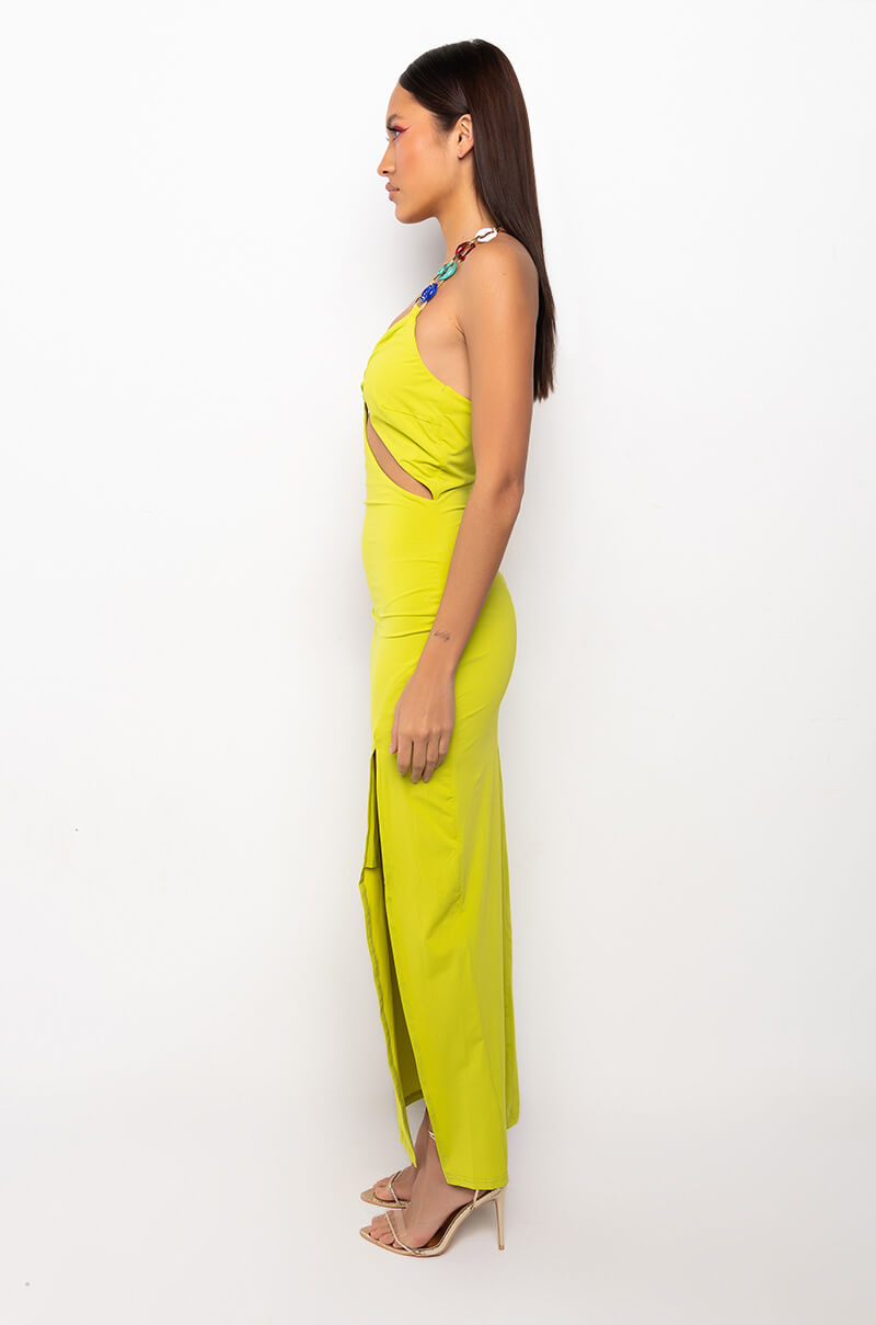 SO HOT HIGH SLIT MAXI DRESS
