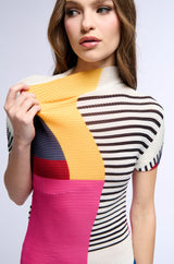 SO RETRO STRETCHY MINI DRESS