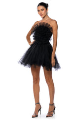 SOMETHING SLIGHT TULLE MINI DRESS