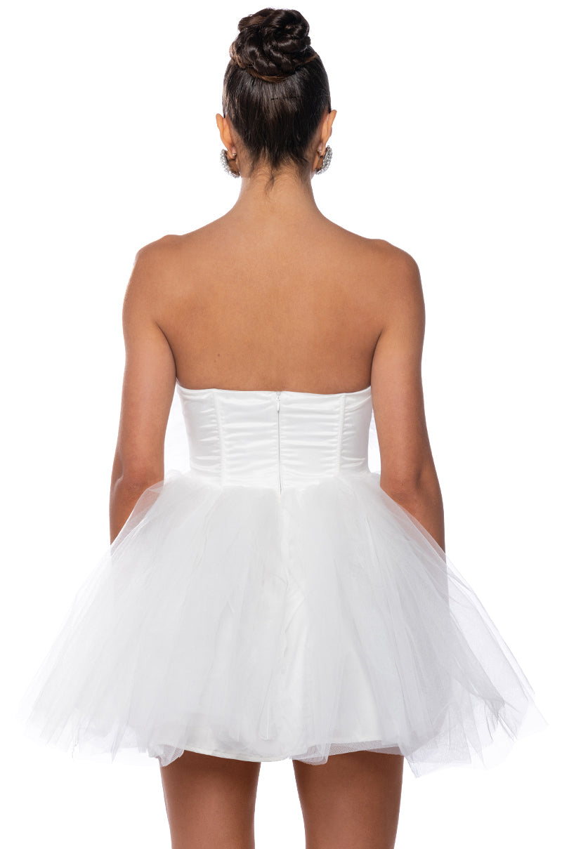SOMETHING SLIGHT TULLE MINI DRESS