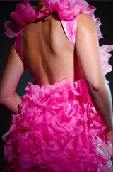 RAOLA ULTRA RUFFLED SLEEVELESS DRESS