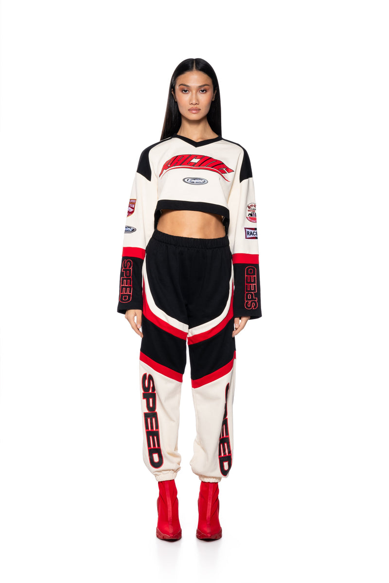 SPEED RACING LONG SLEEVE TOP